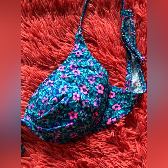 Vintage Citrus Floral Bikini Top - Picture 6 of 10